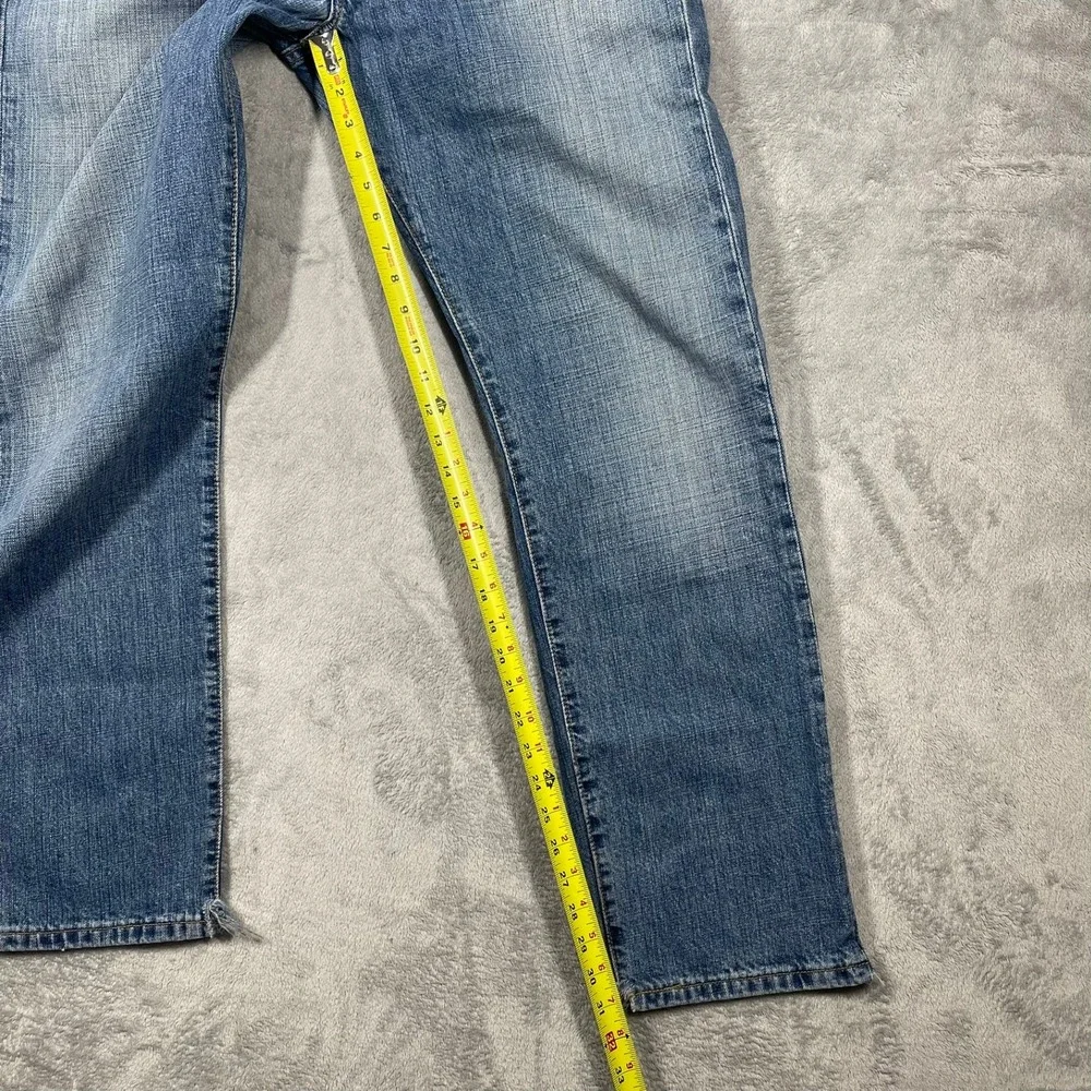Levi's 501 Jeans Mens 36(35)x31 Blue Straight‎ Leg Button Fly Distressed Denim
